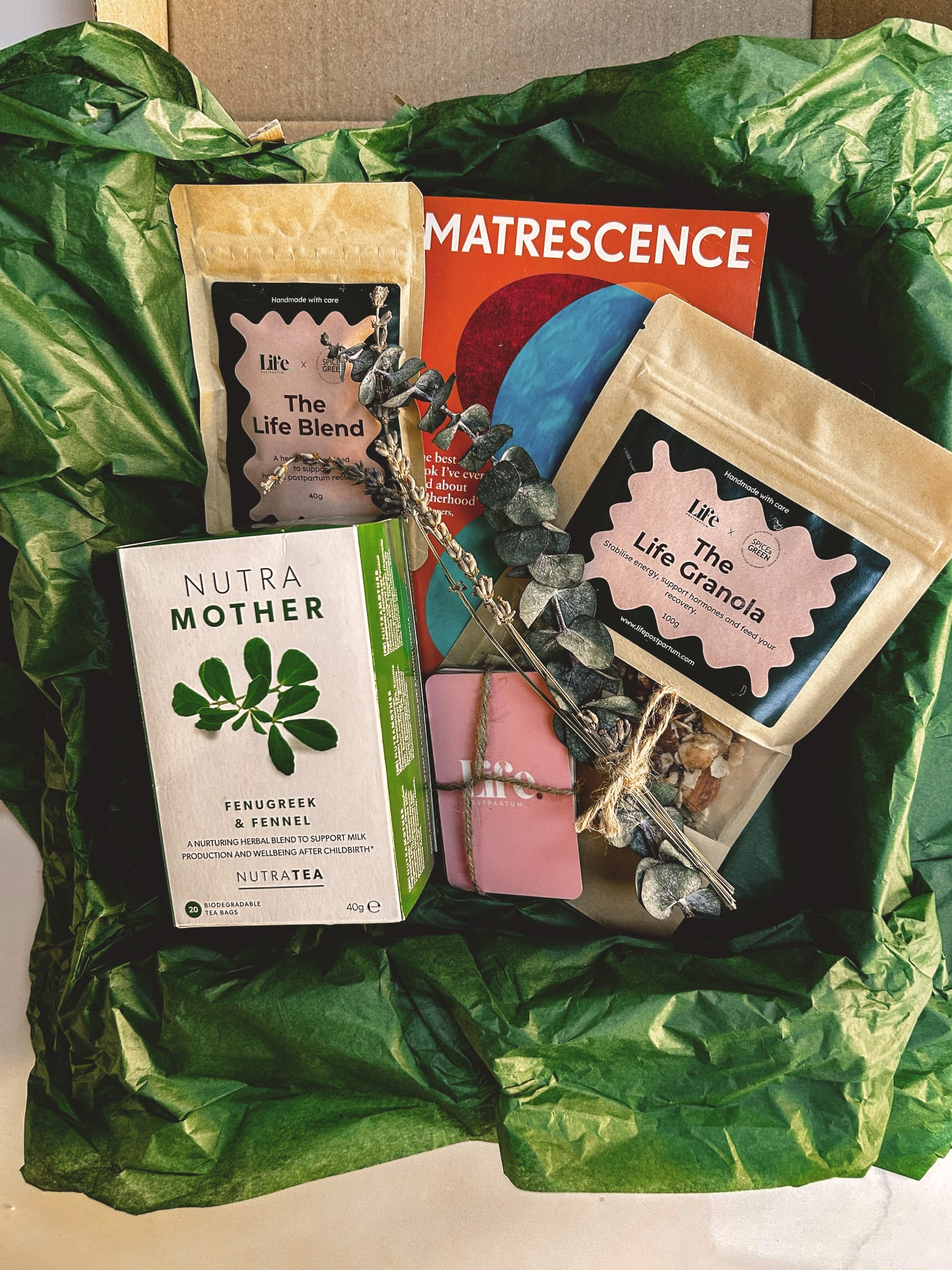 Life Postpartum recovery gift package